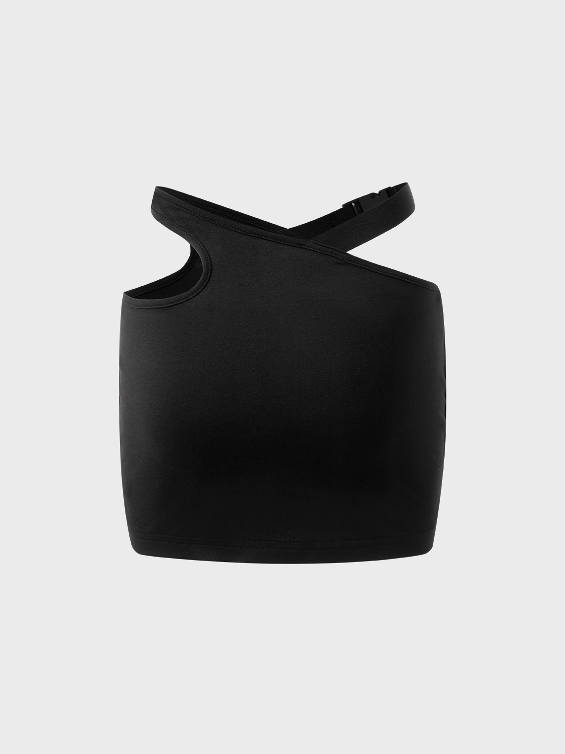 【Final Sale】Street Black 3M Asymmetrical Design Cyberpunk Bottom Skirt