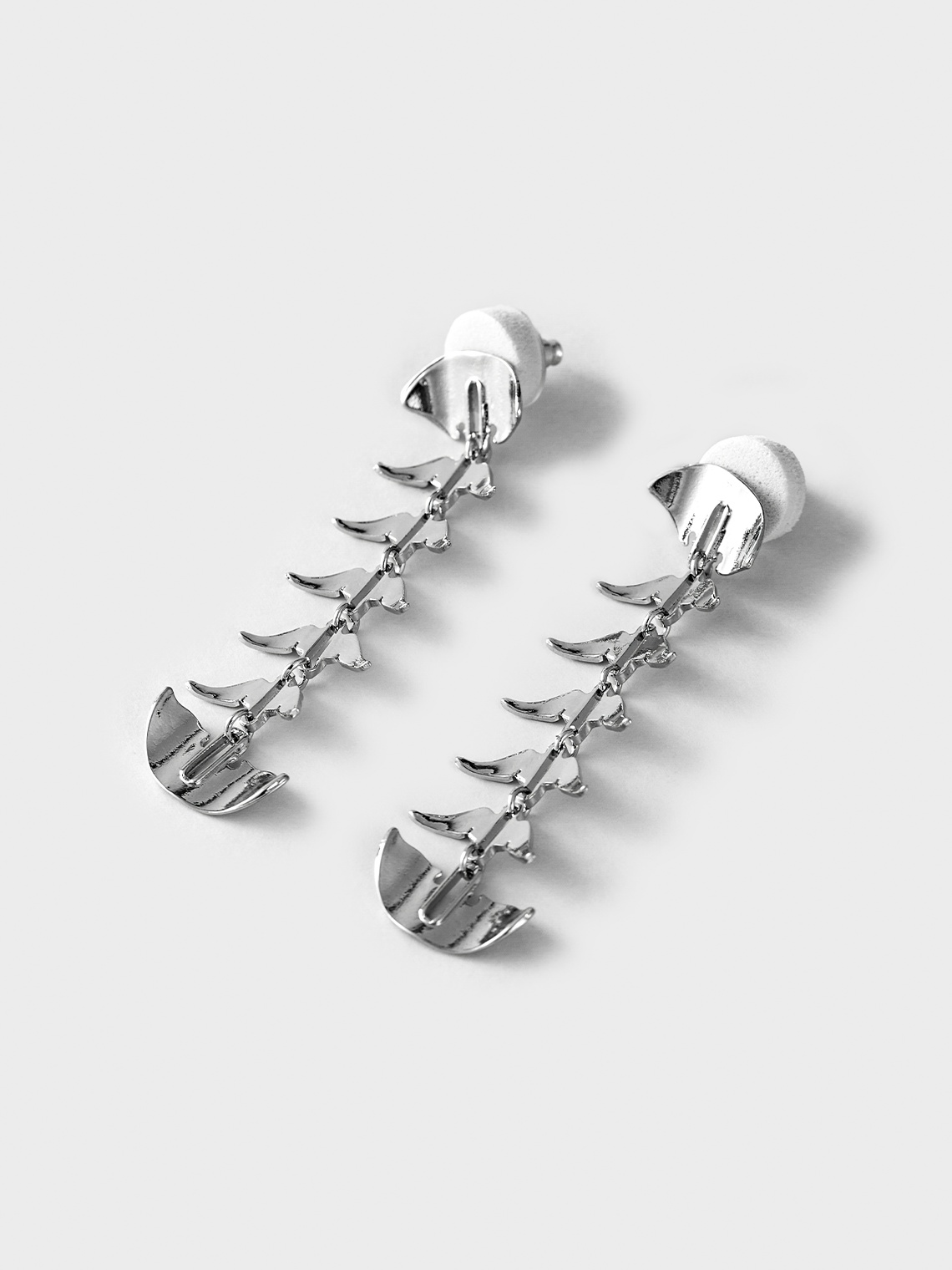 Y2K Silver Accessory Earrings