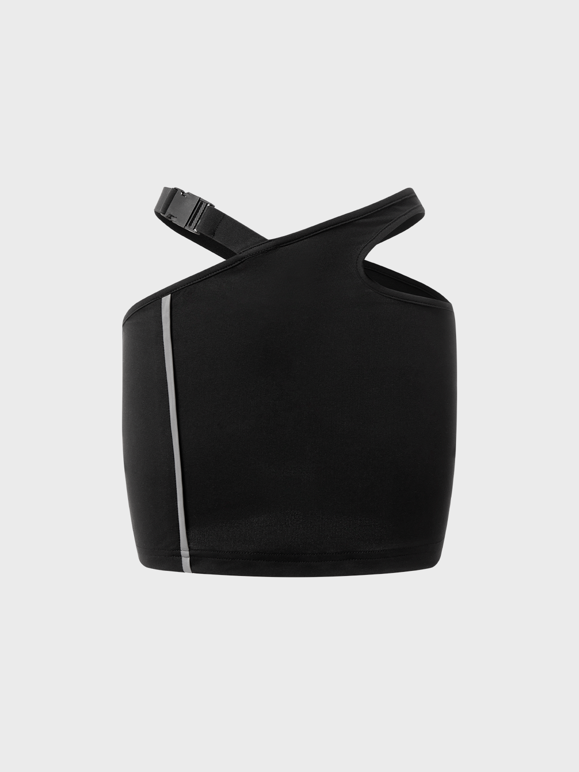【Final Sale】Street Black 3M Asymmetrical Design Cyberpunk Bottom Skirt