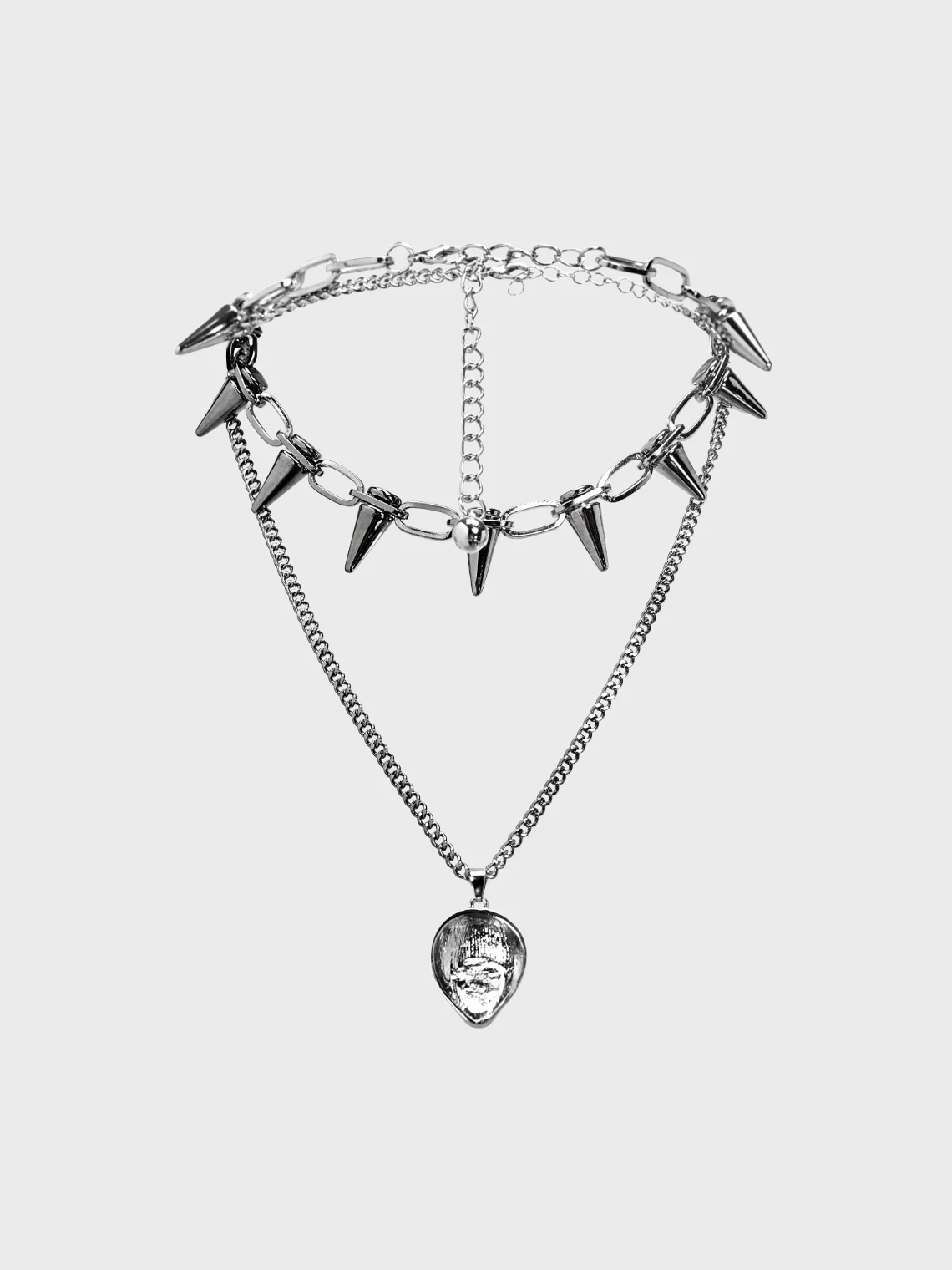 Y2K Metallic Accessory Necklaces