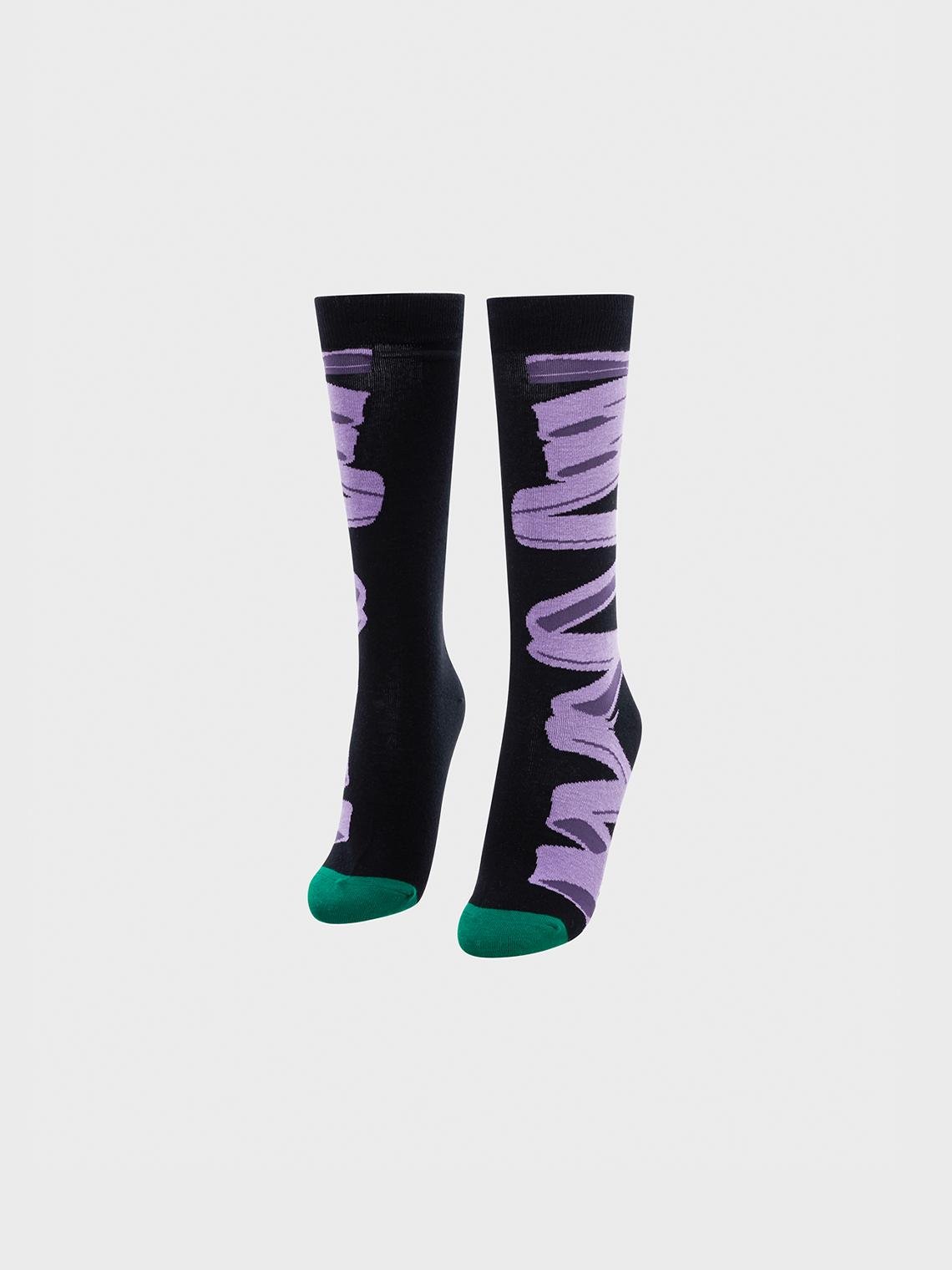 Casual Purple Accessory Socks