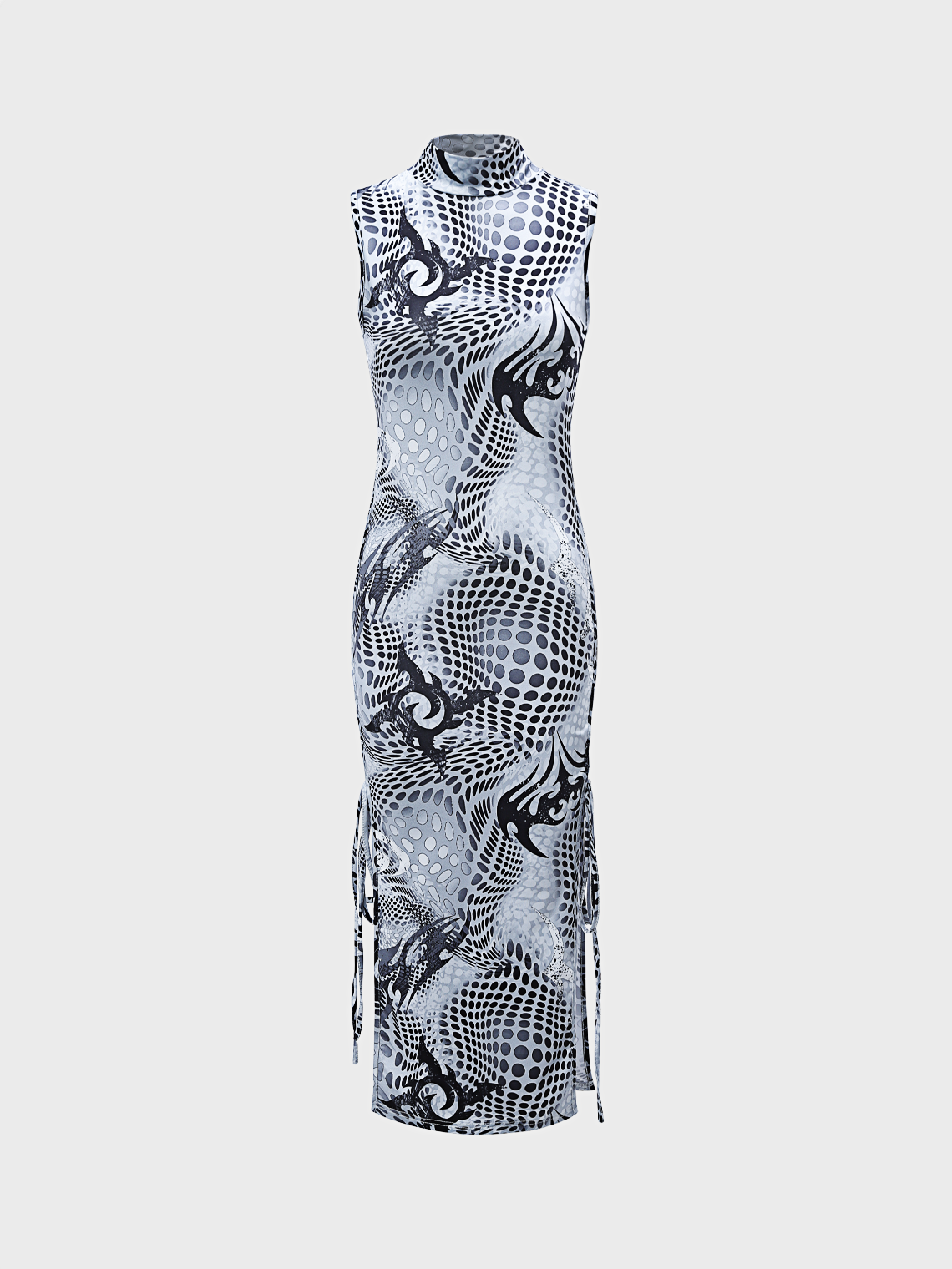 【Final Sale】Street Gray Dress Midi Dress