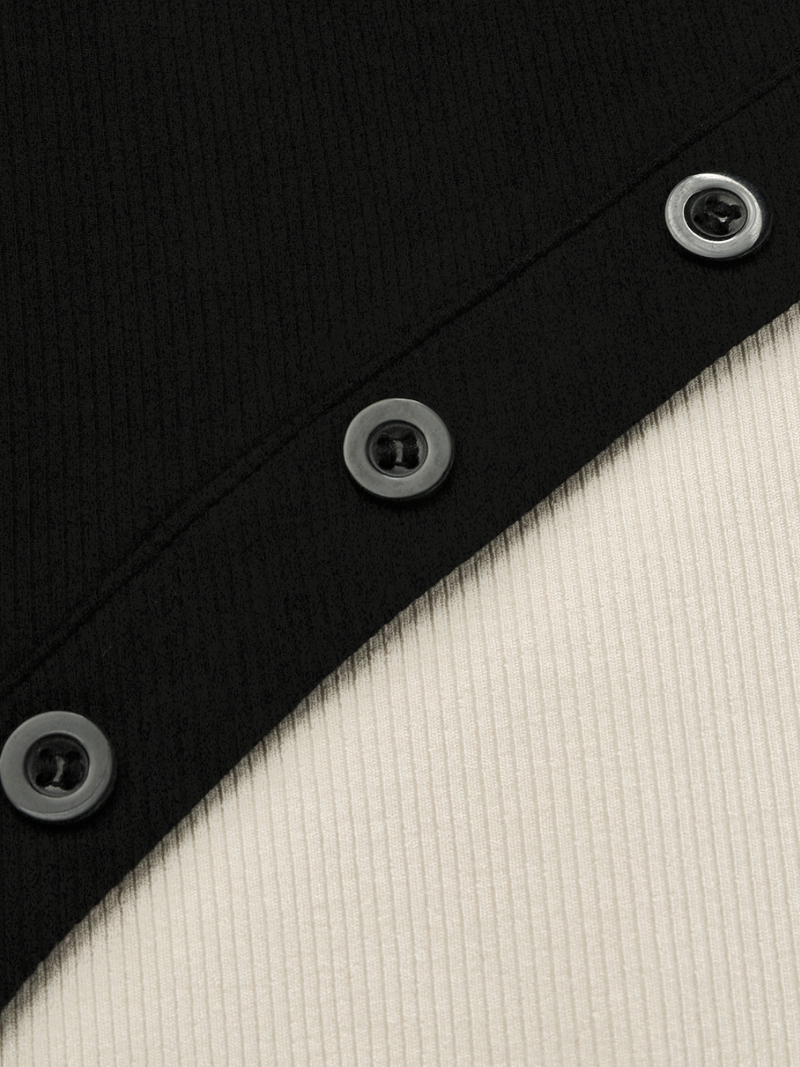 【Final Sale】Y2K Black Color Block Asymmetrical Design Dress Mini Dress