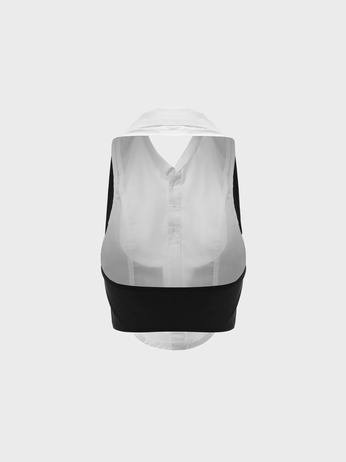 【Final Sale】Y2K Black-White Top Blouse