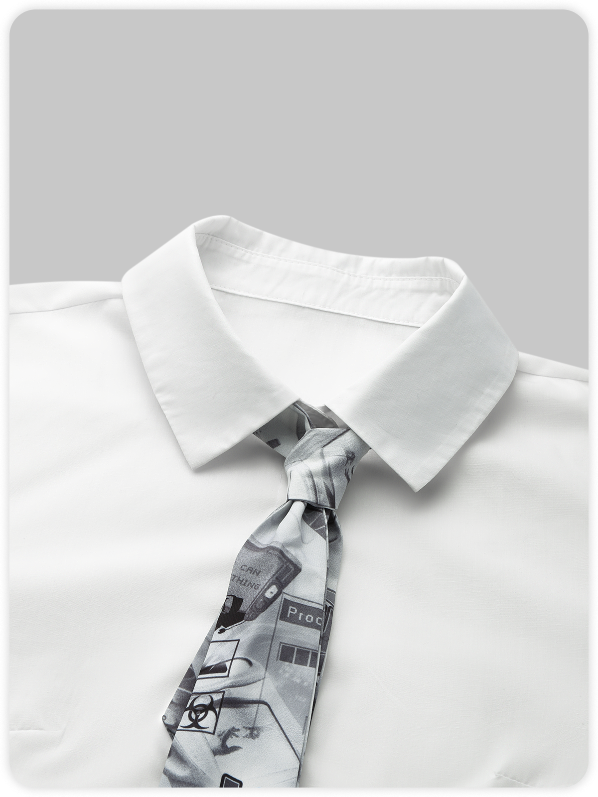 Y2K White Top Blouse