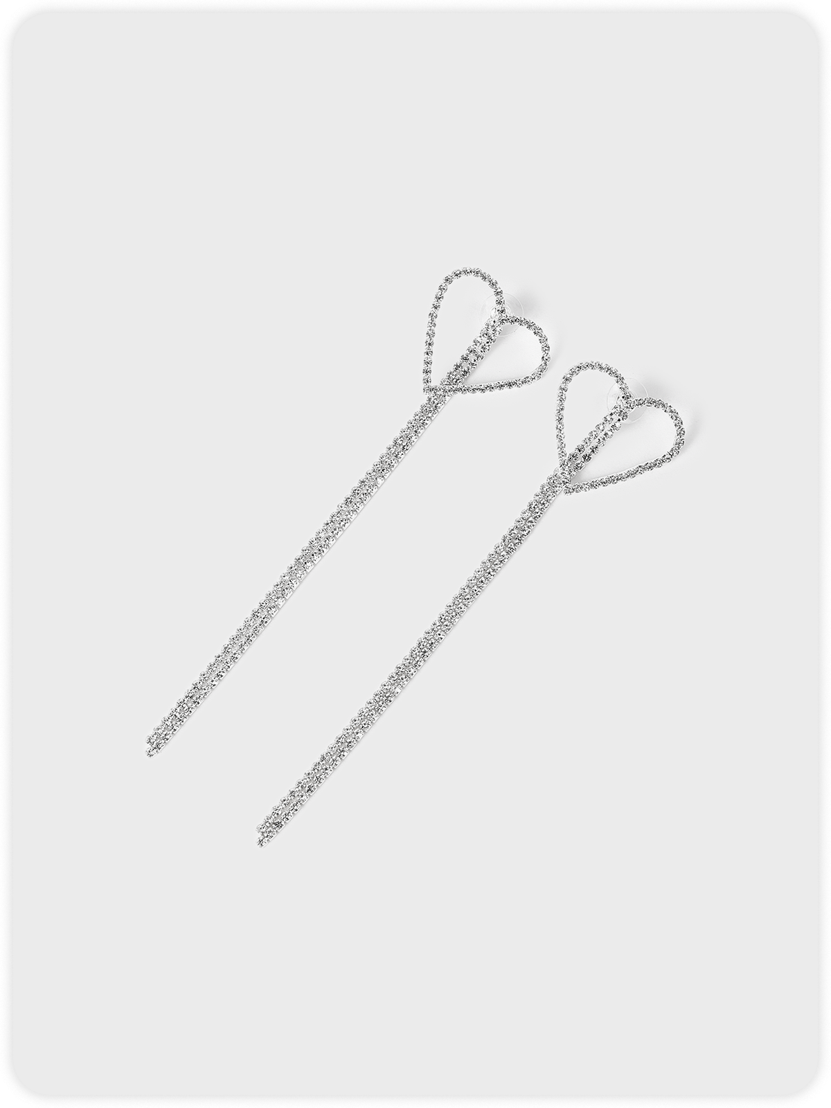 Y2K Silver Accessory Earrings