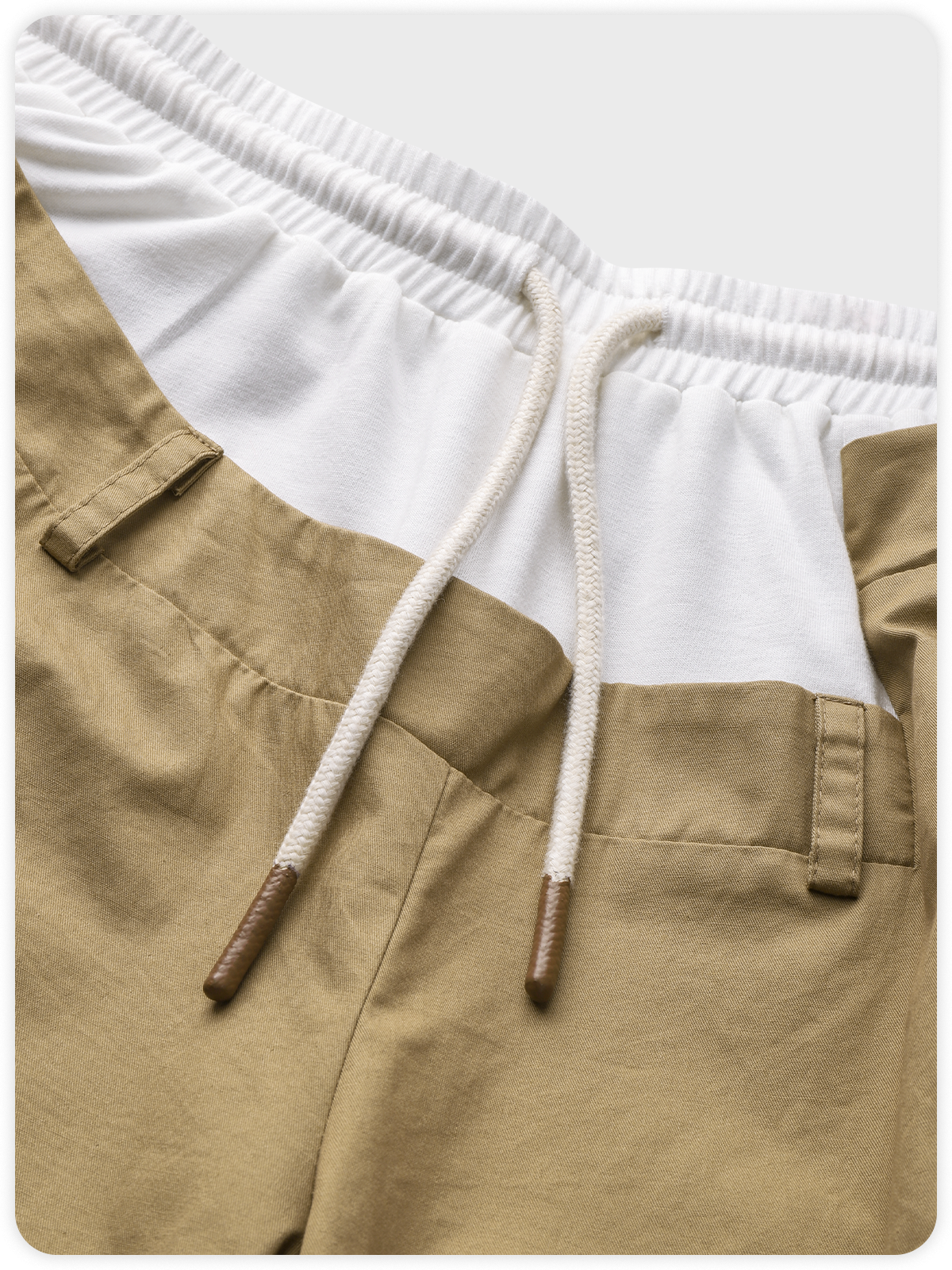 Street Khaki Patchwork Cyberpunk Bottom Pants