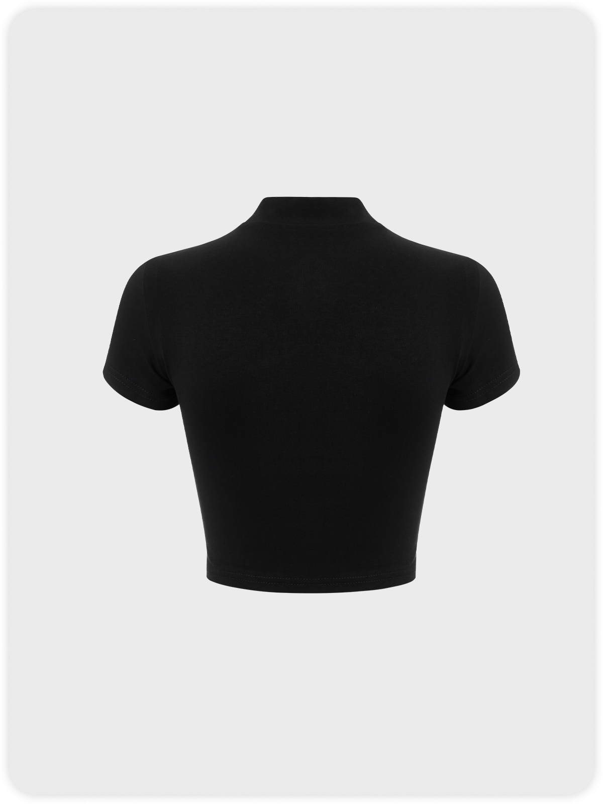 Street Black Slim Buckle Top T-Shirt | kollyy