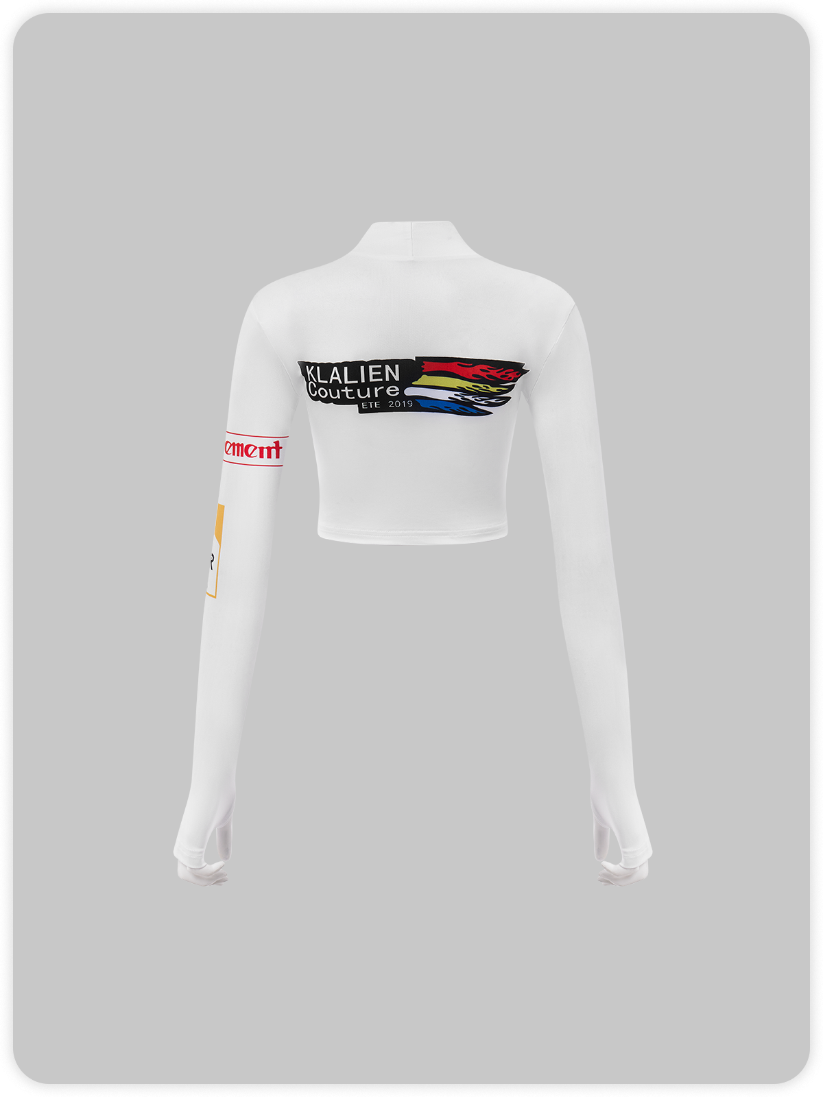Street White Letter Top T-Shirt