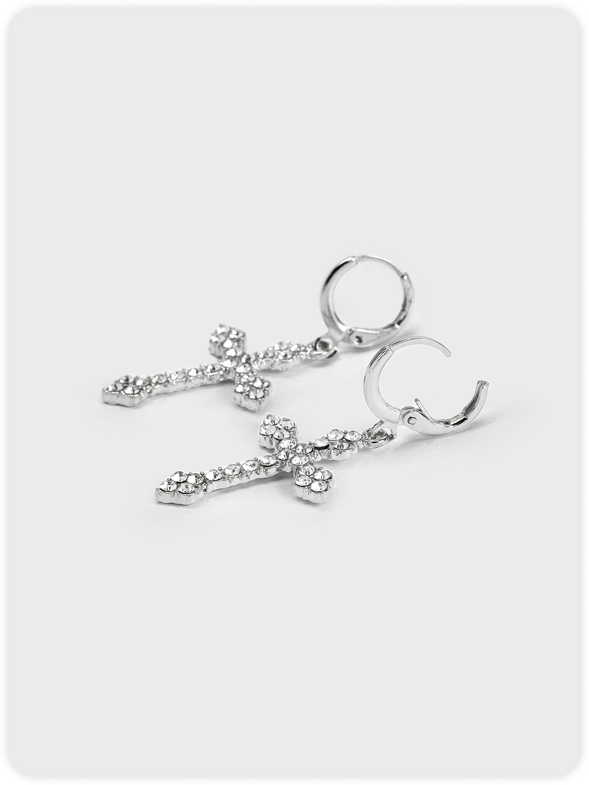 Street Silver Accessory Earrings