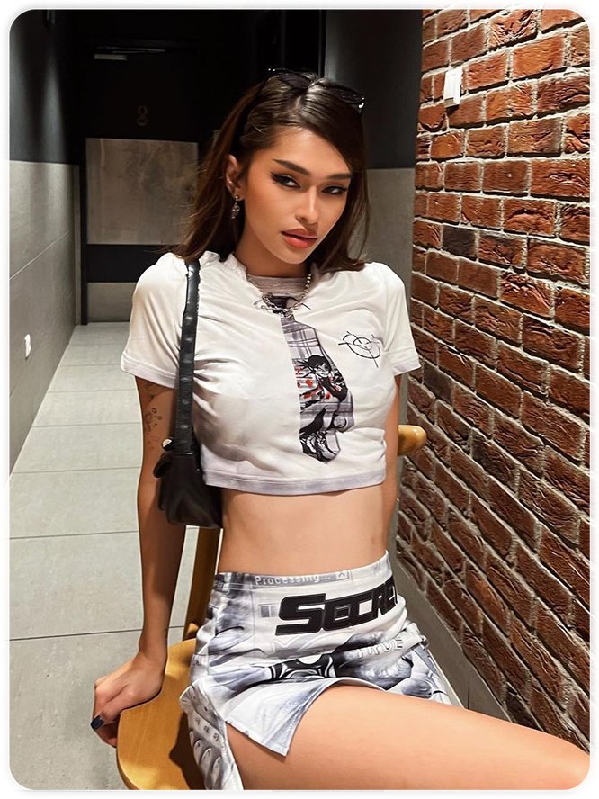 【Final Sale】Street White Top T-Shirt