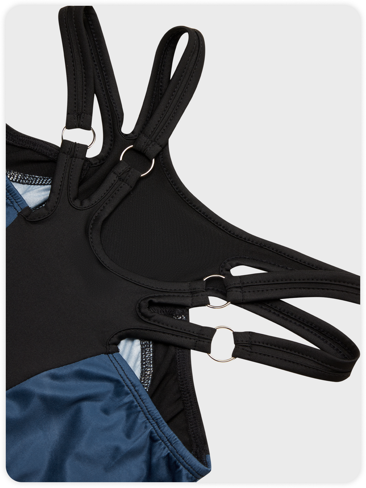 Activewear Street Blue Asymmetrical design Bottom Pants