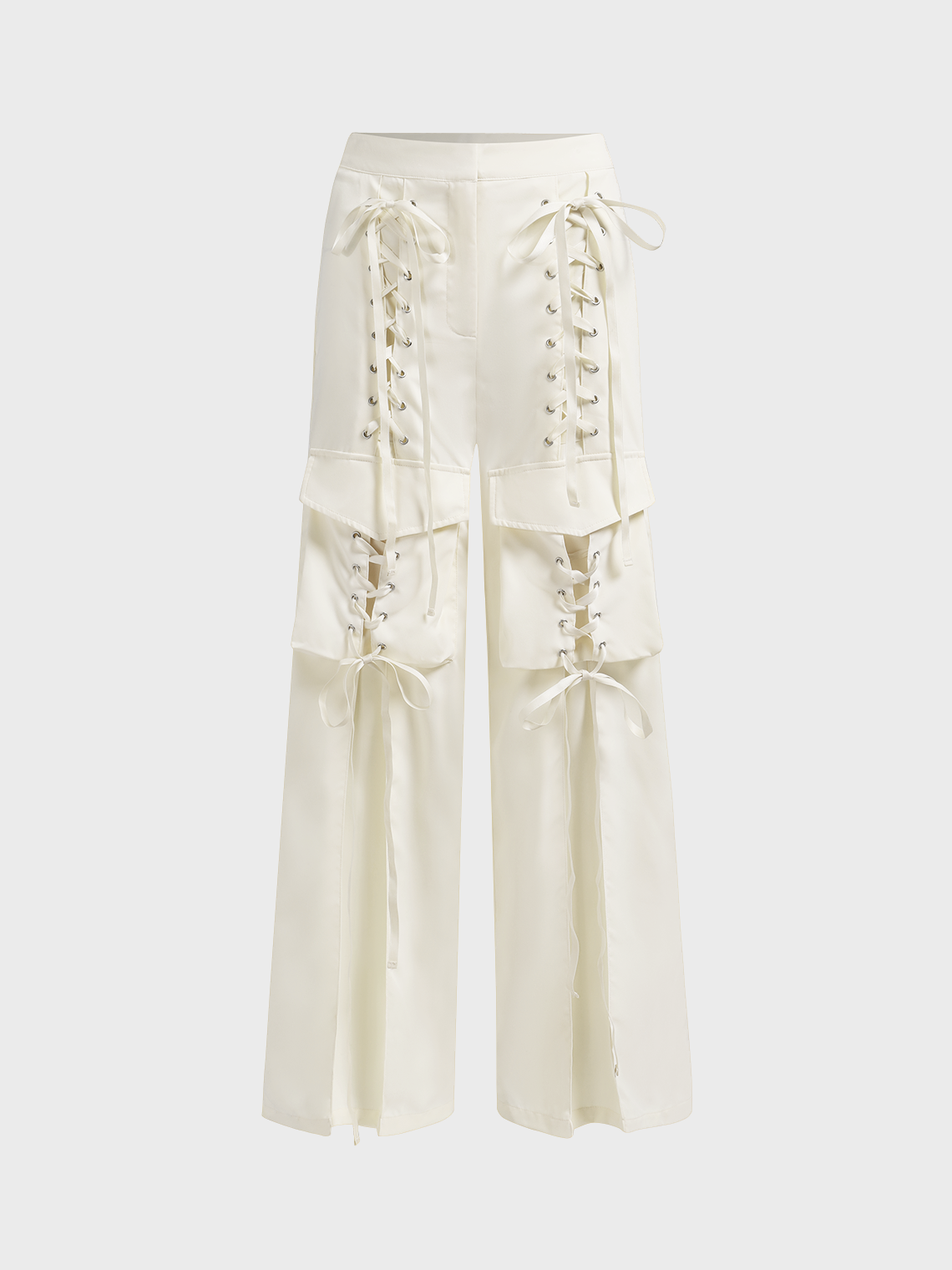 【Final Sale】Plain Regular Fit Y2K Pants