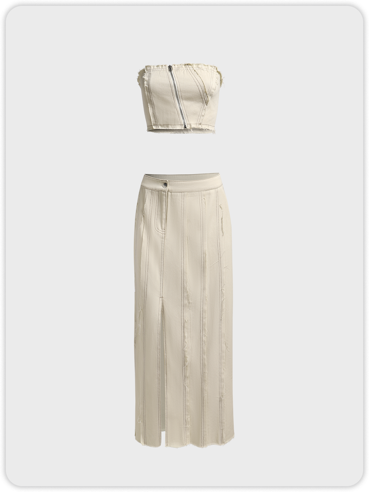 Street Apricot Two-Piece Set