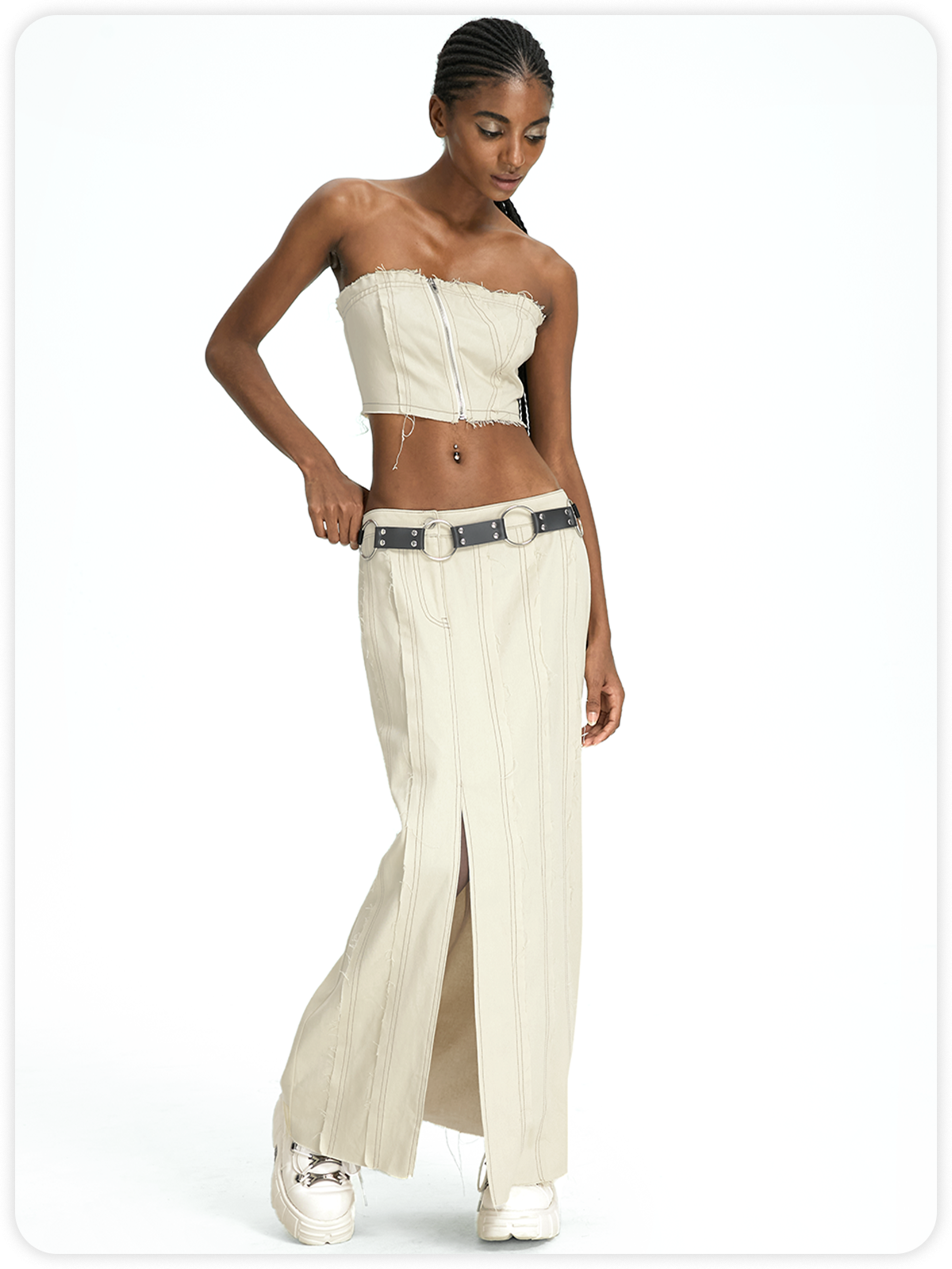 Street Apricot Two-Piece Set