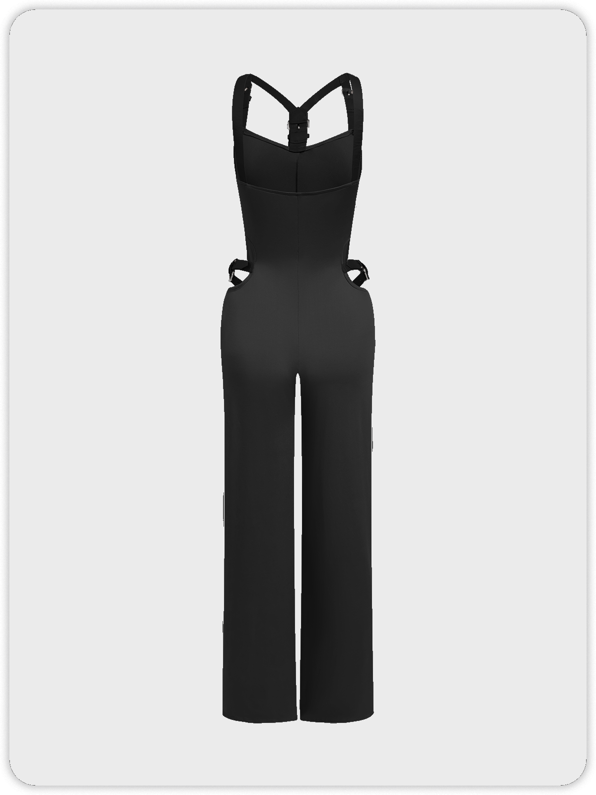 Edgy Coffee Jumpsuit