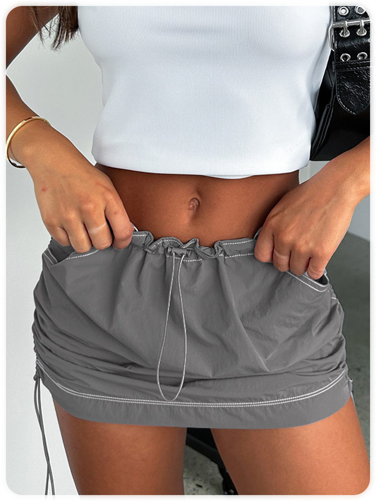 Tight Plain Street Skirt