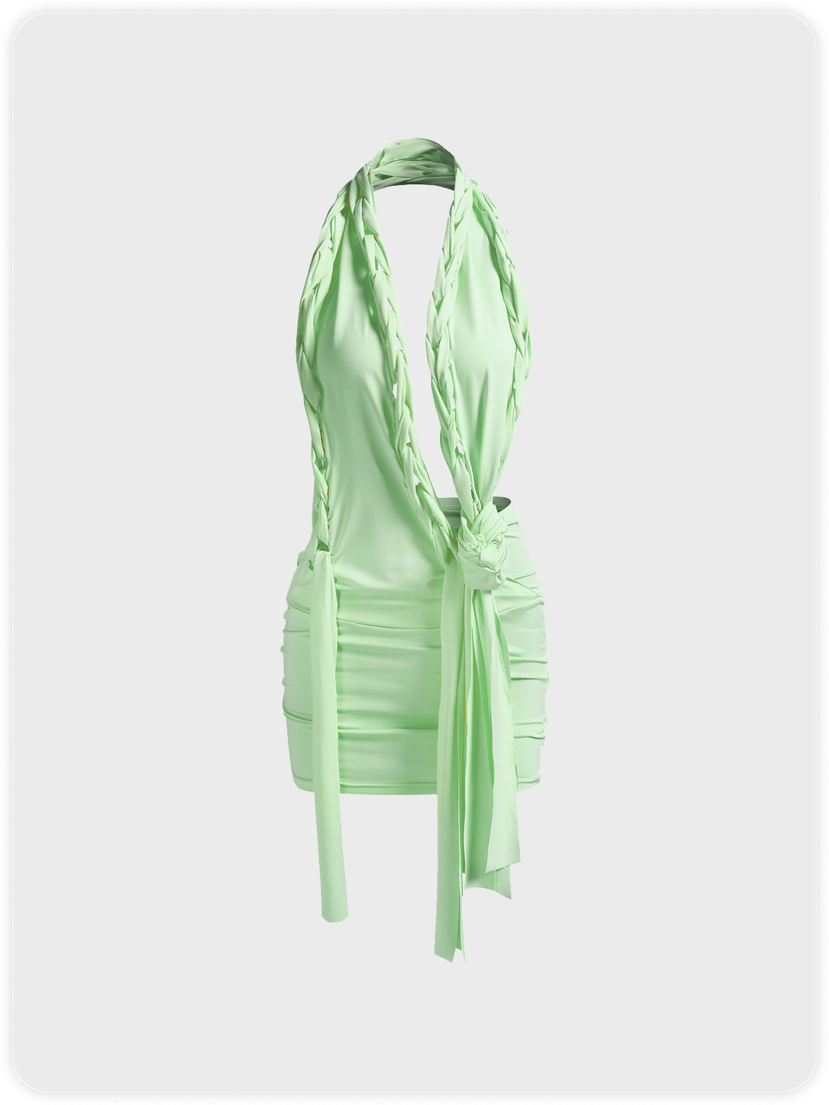 Y2k Asymmetrical design Cropped Dress Mini Dress