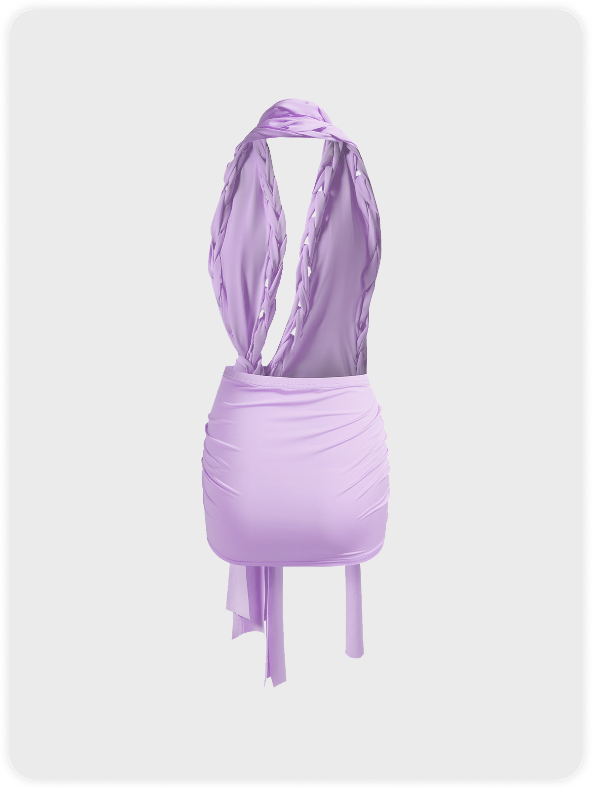 Y2k Asymmetrical design Cropped Dress Mini Dress