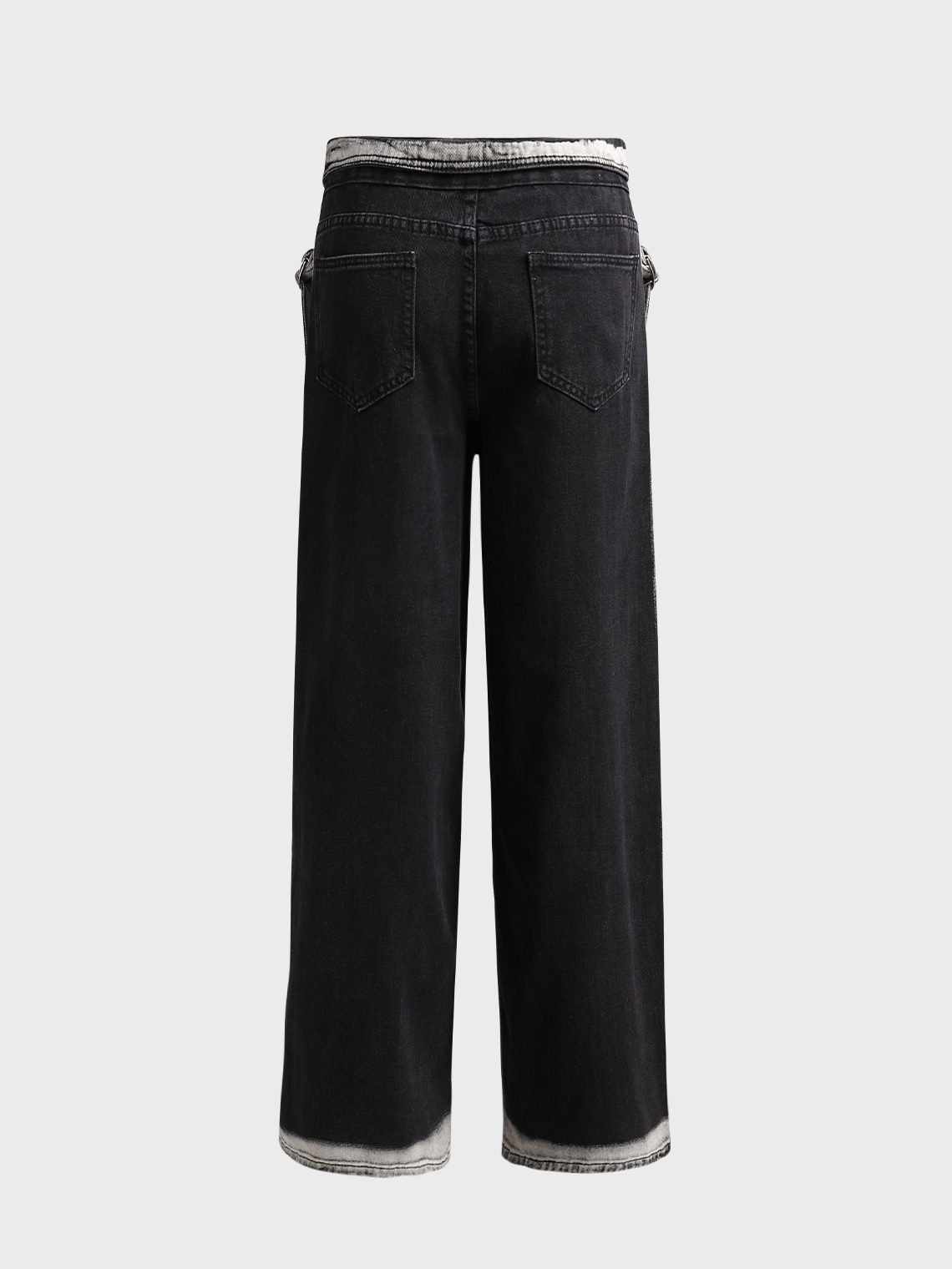 【Final Sale】Cotton Ombre Straight Jeans