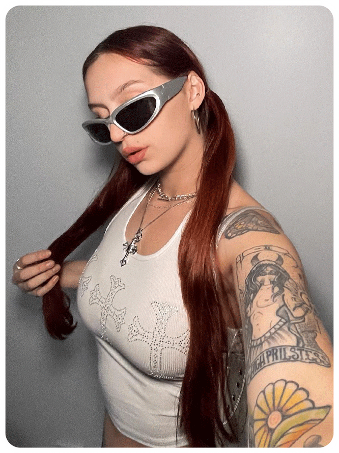 Street White Cross Top Tank Top & Cami
