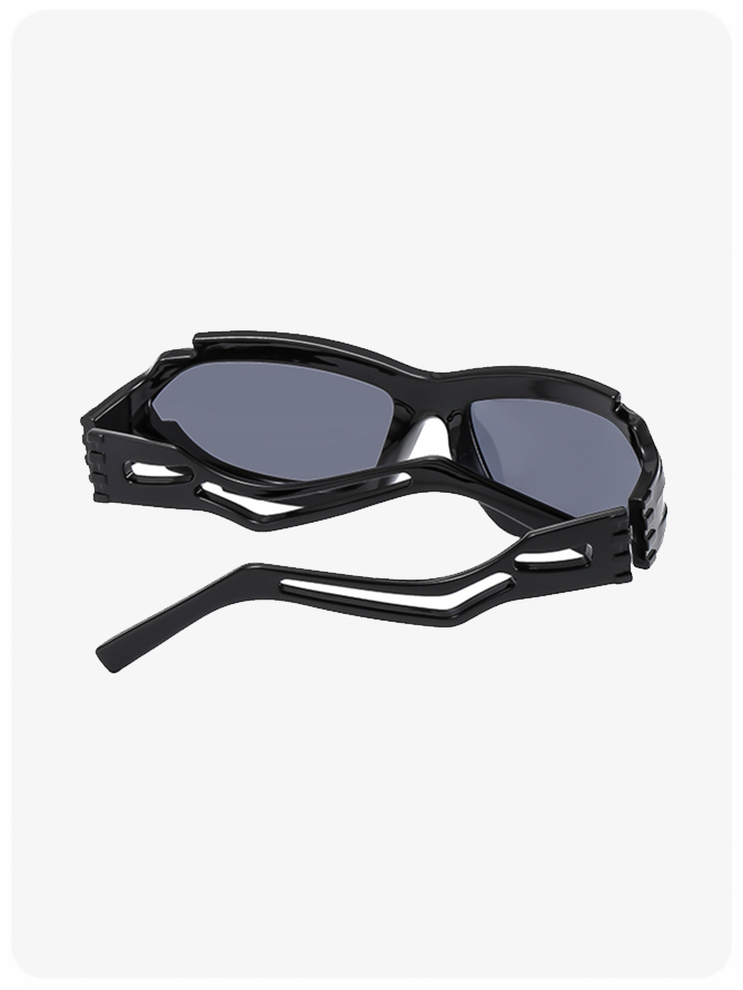 Cat Eye Fashion Color Block Sunglass