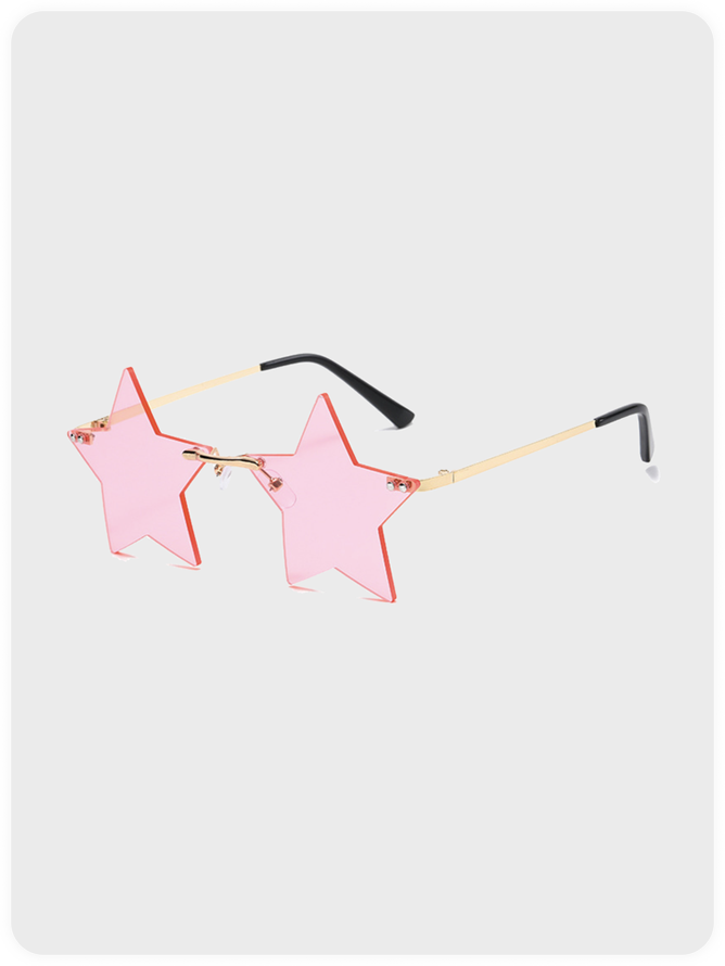 Star Shaped Ombre Sunglasses