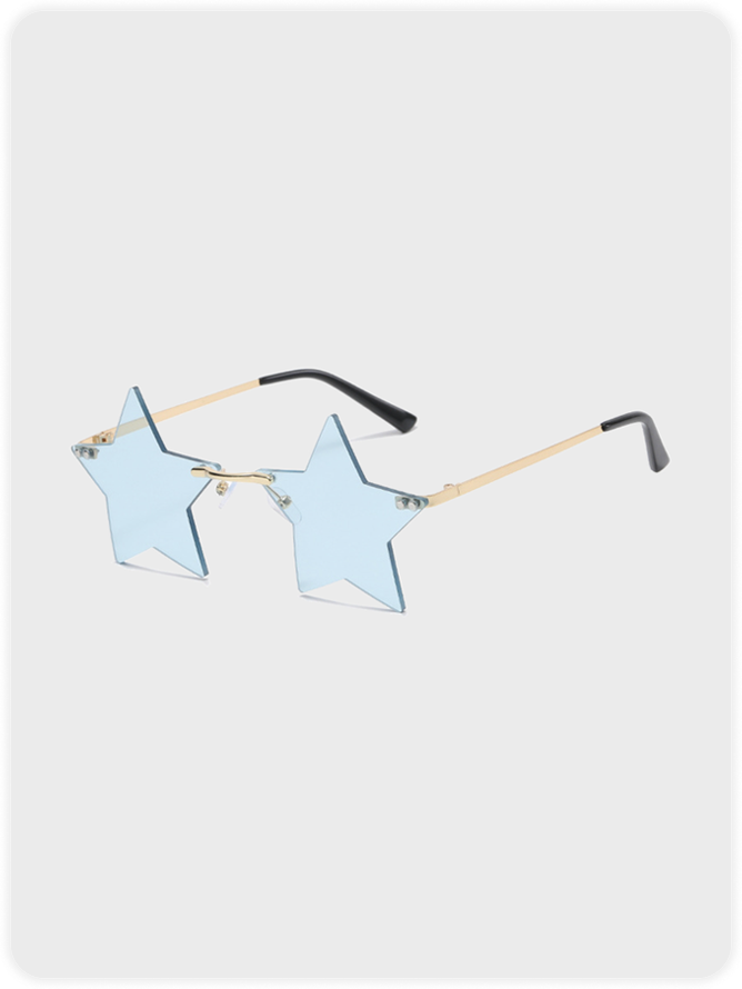 Star Shaped Ombre Sunglasses