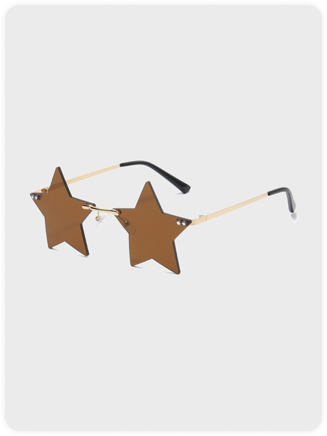 Star Shaped Ombre Sunglasses