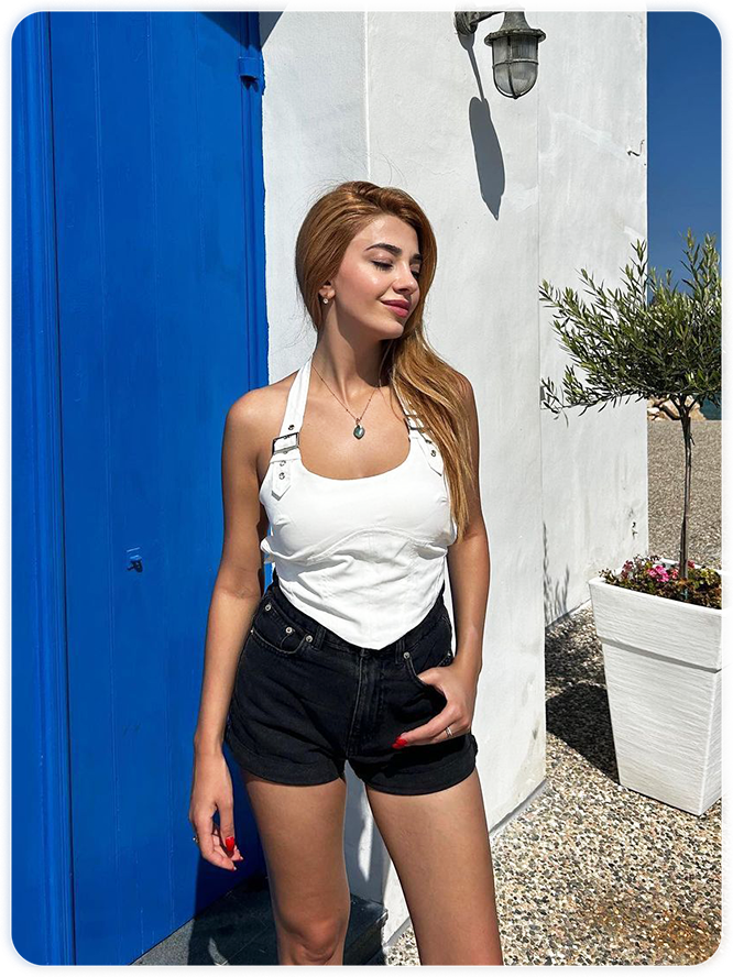 Y2k White Belt Backless Top Tank Top & Cami