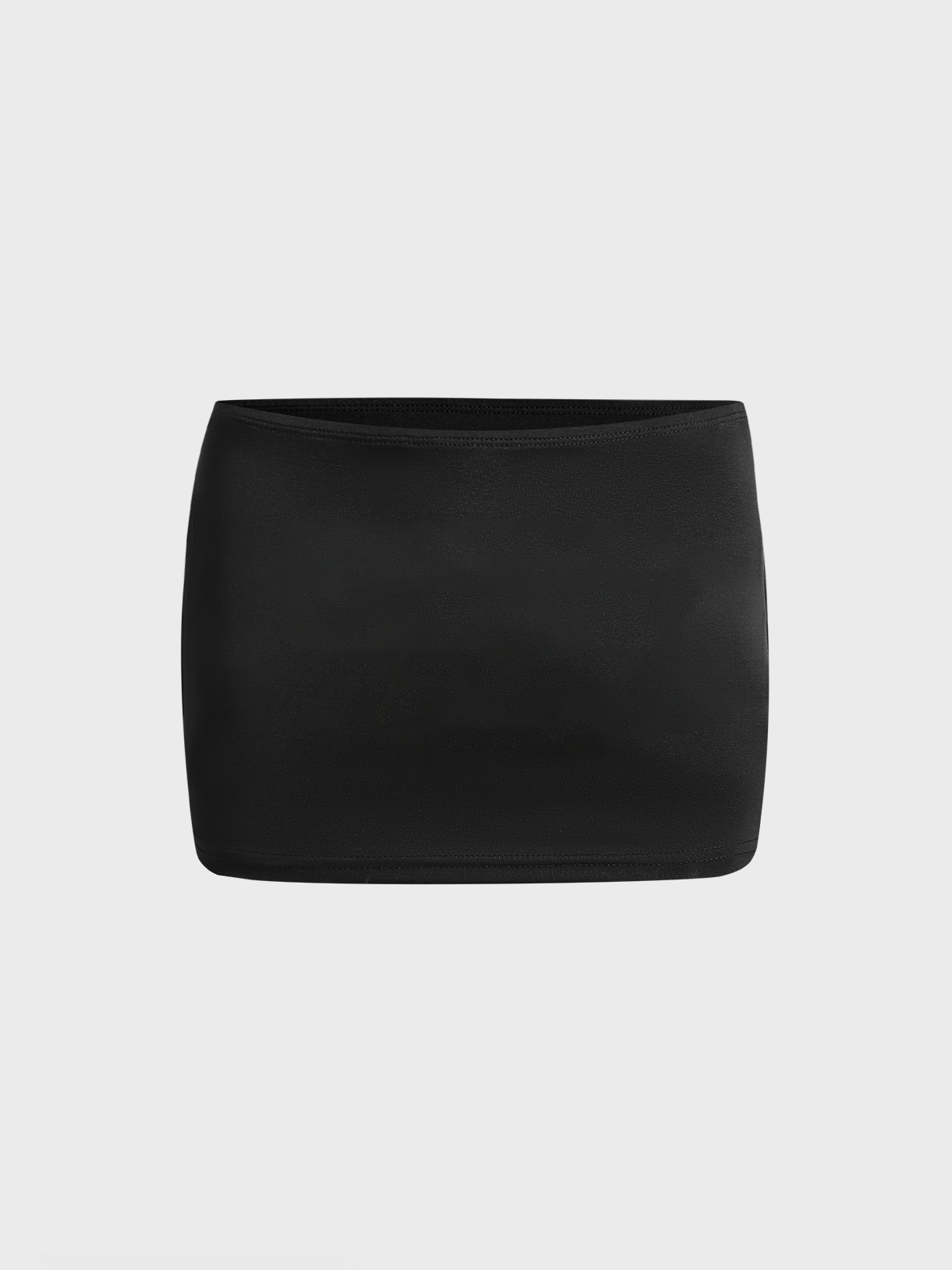 Jersey Color Block Mini Skirt