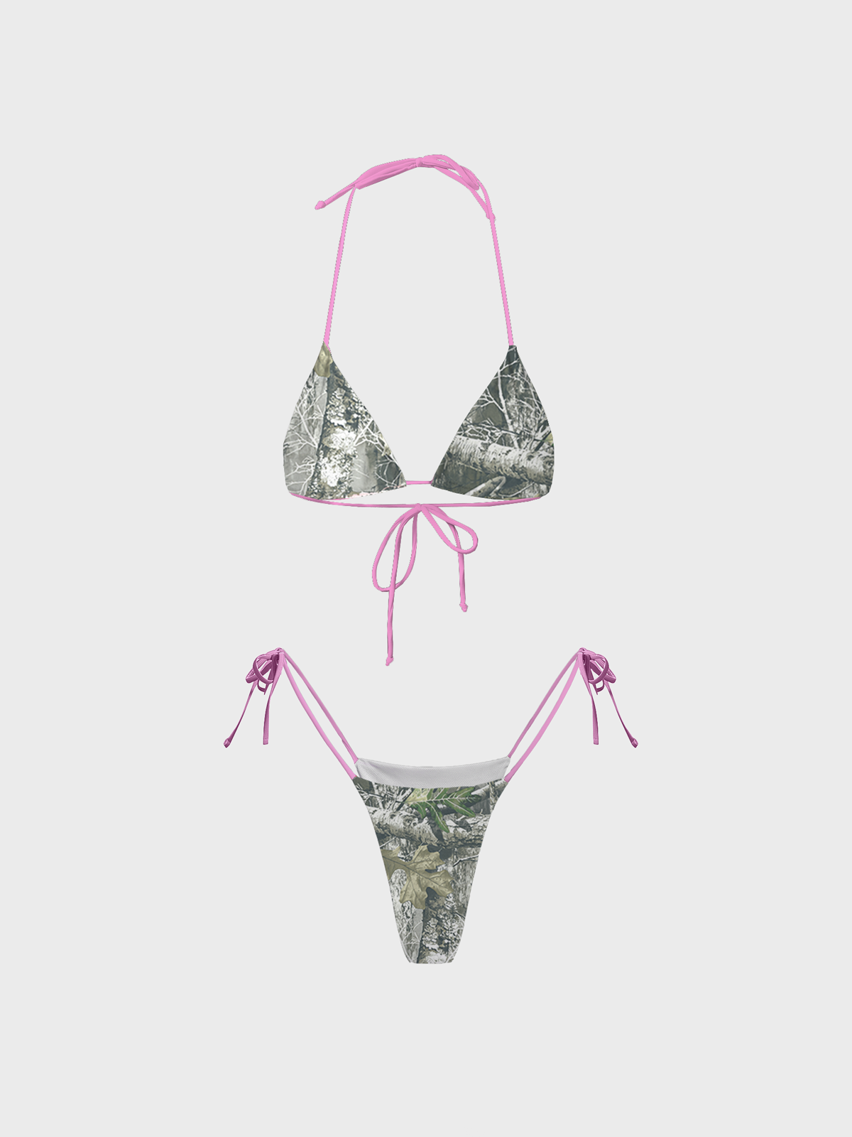 Botanical Pattern Jersey Street Bikini