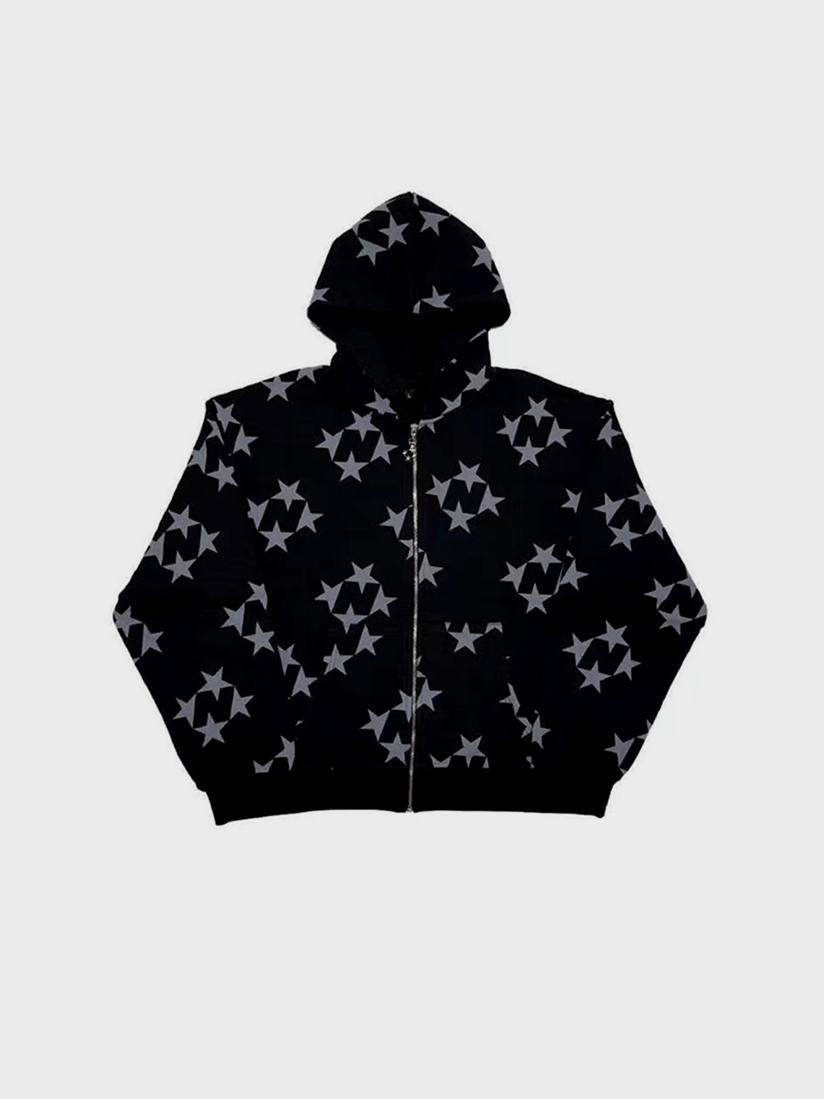 Jersey Hoodie Star Long Sleeve Hoodie