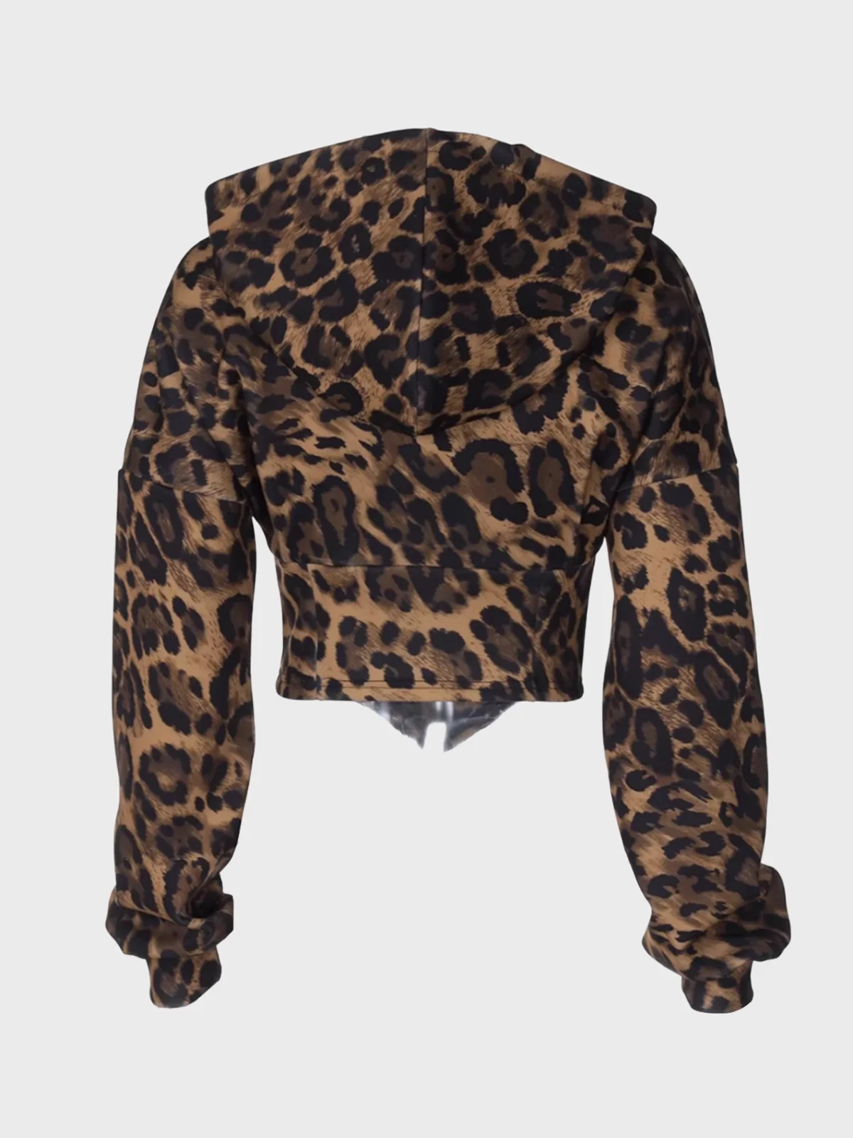 Jersey Hoodie Leopard Long Sleeve Hoodie