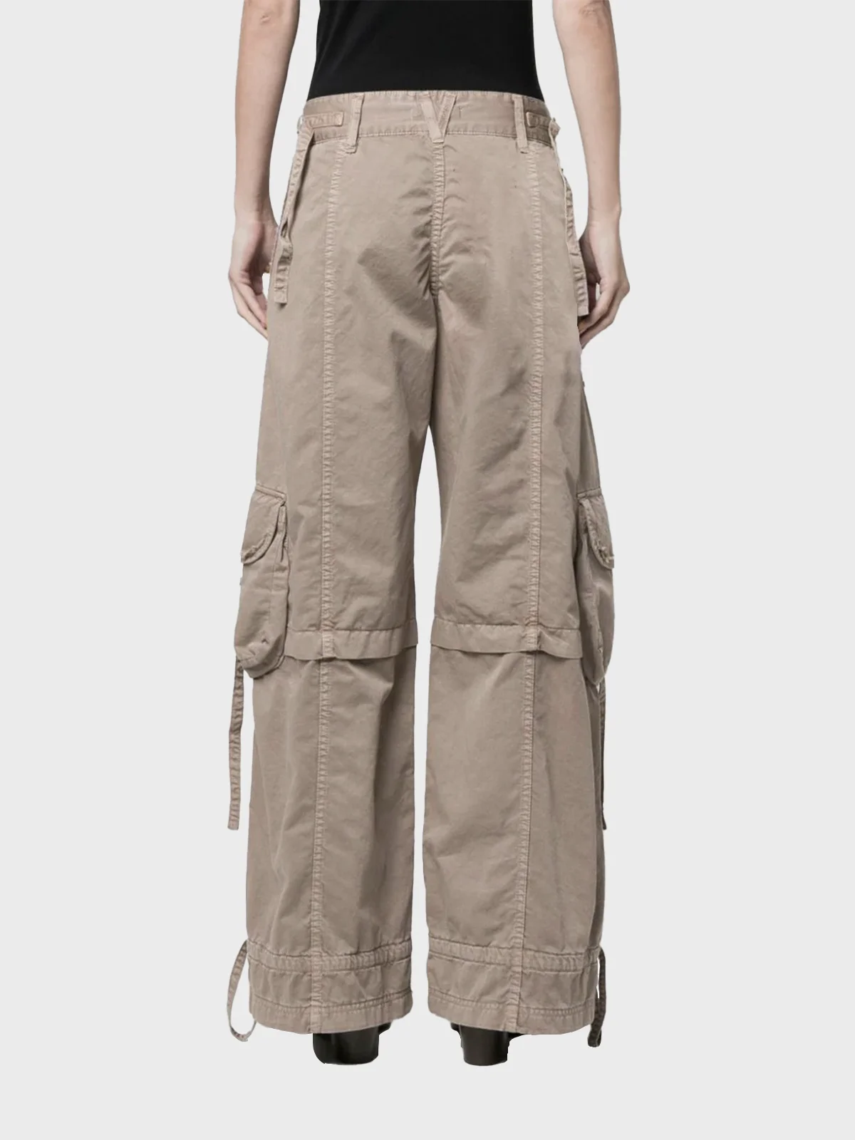 Twill Plain Cargo Pants Cargo Pants