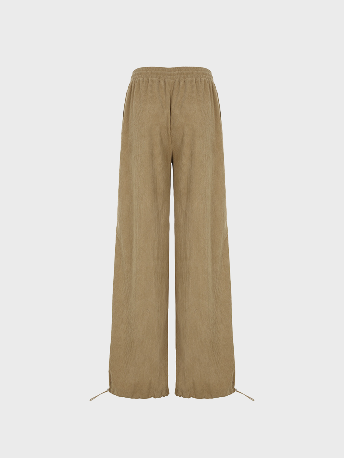 Corduroy Plain Wide Leg Pants Pant