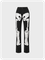 【hot】 Personality Skull Print Straight-leg Jeans