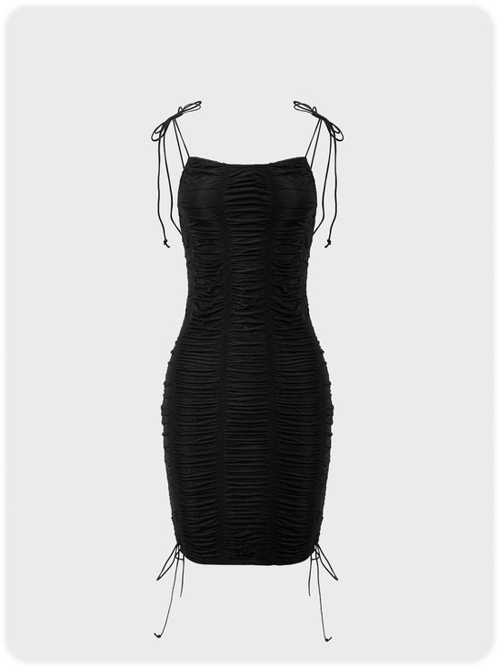 【Final Sale】Black Dress Mini Dress