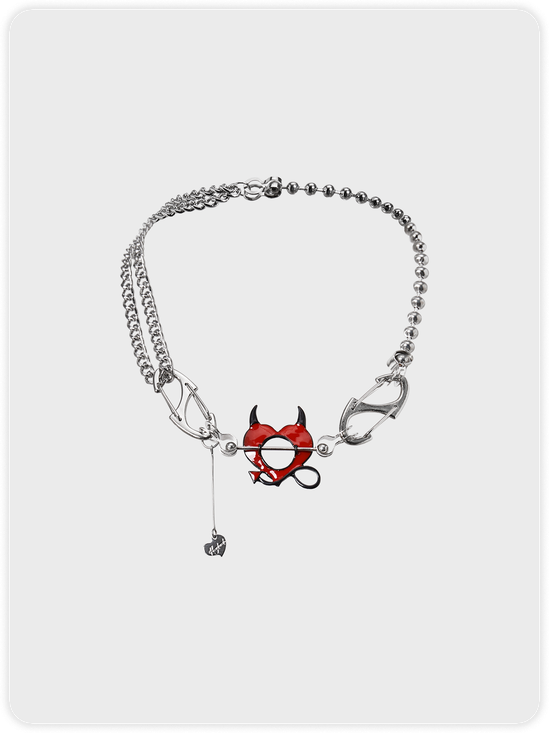 Y2K Red Accessory Necklaces