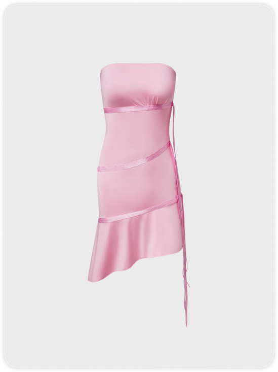 Y2k Pink Dress Mini Dress