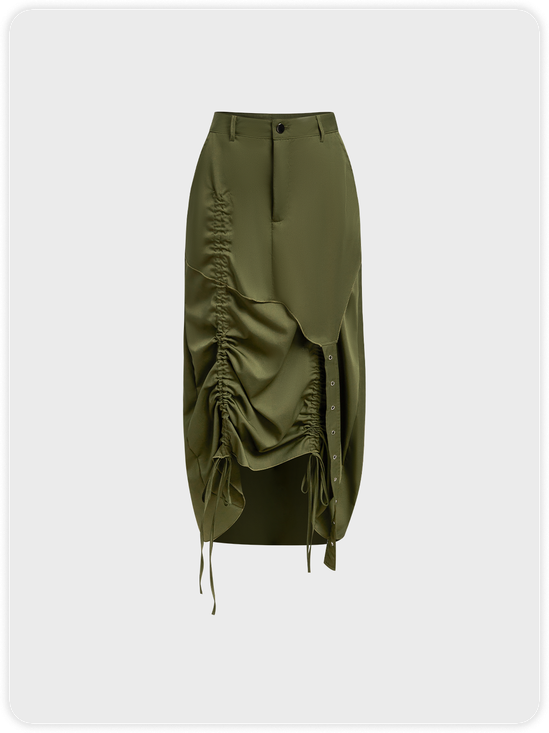 Street Army Green Bottom Skirt