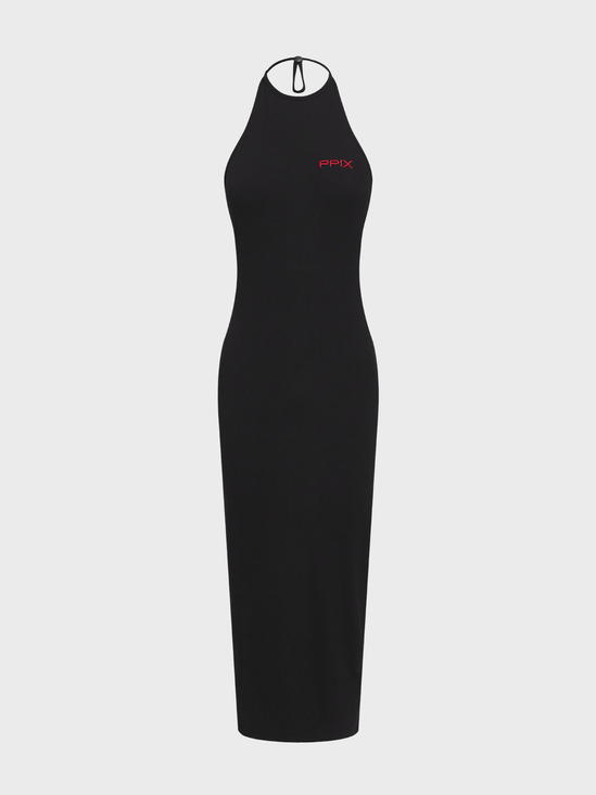 【Final Sale】Y2k Gray Backless Dress Midi Dress