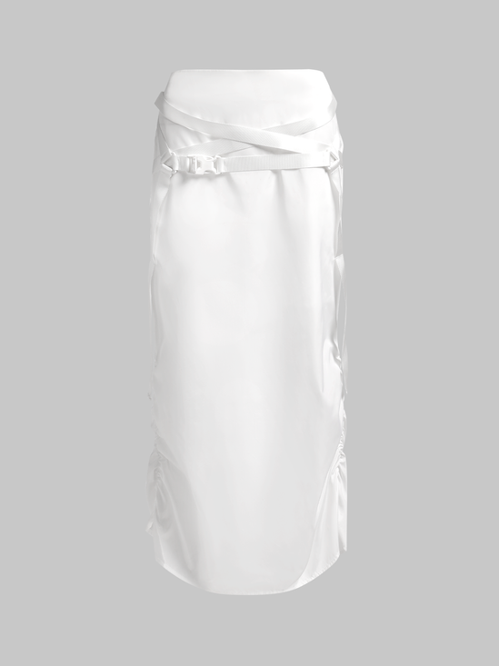 【Final Sale】Street White Bottom Shorts