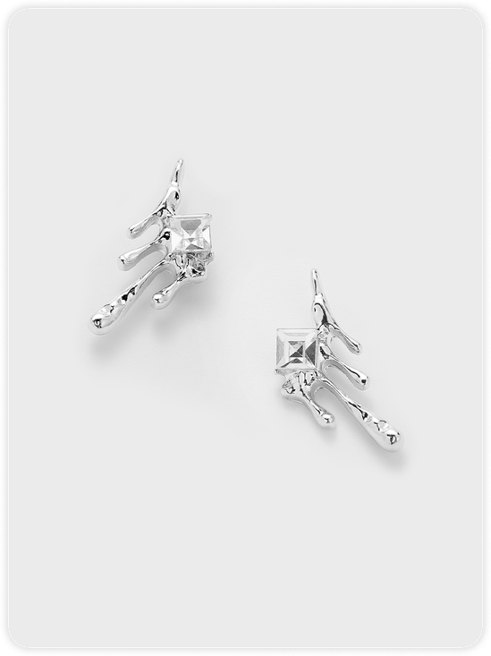 Metal Geometric Earring