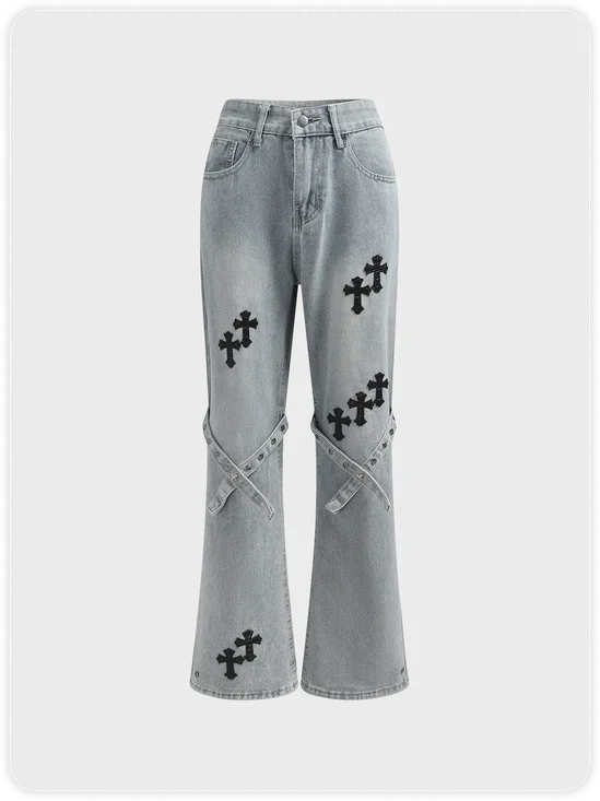 Belt Detail Cross Jeans