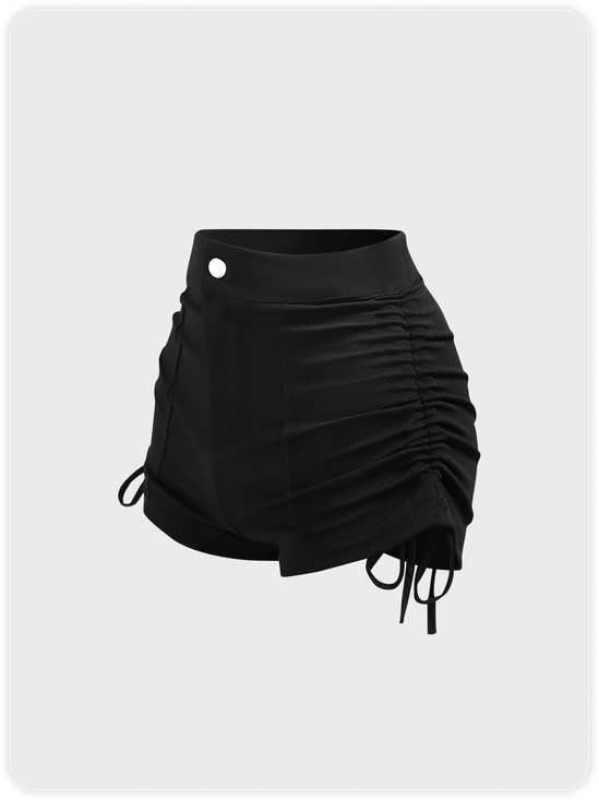 Drawstring Plain Short