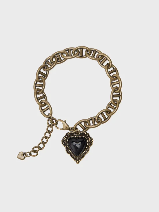 Metal Heart/Cordate Bracelet