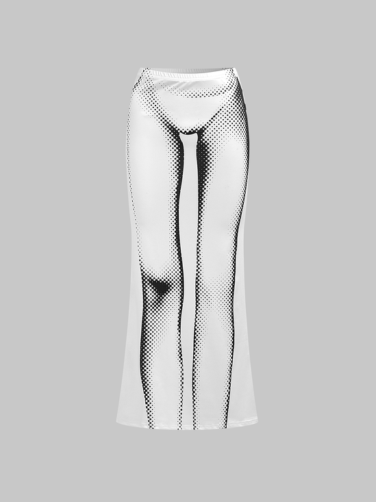 【Final Sale】Human Body Maxi Skirt