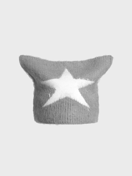 Knitted Star Hat