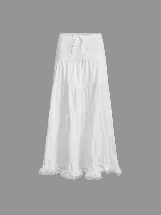 Plain Maxi Skirt